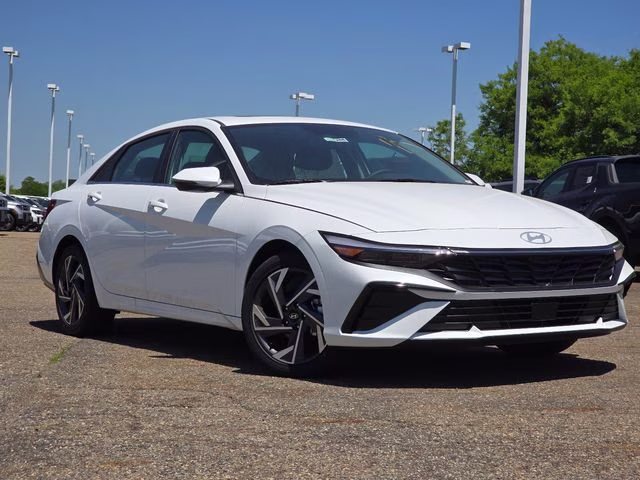 2026 Serenity White Pearl Hyundai Elantra Limited FWD Sedan