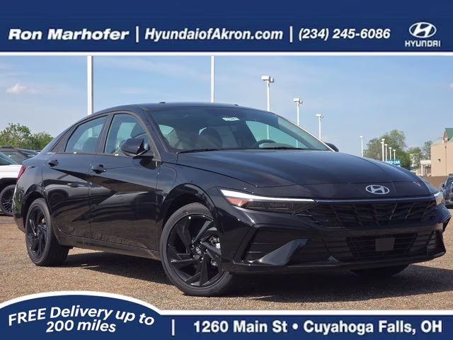 2026 Abyss Black Hyundai Elantra SEL Sport FWD Sedan