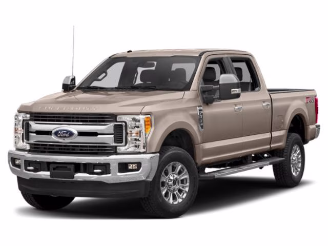 2018 White Gold Metallic Ford Super Duty F-250 SRW XLT 4X4 Truck
