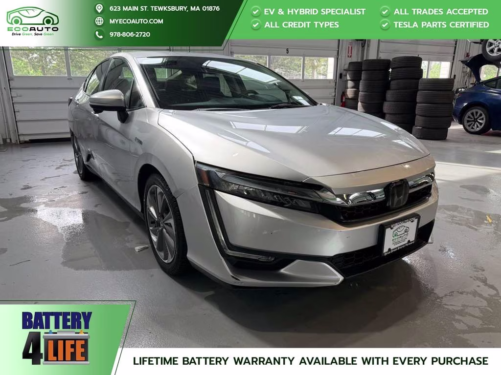 2018 Solar Silver Metallic Honda Clarity Plug-In Hybrid Touring FWD Sedan