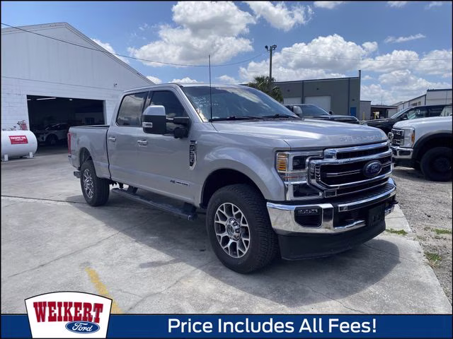 2021 Iconic Silver Metallic Ford Super Duty F-350 SRW Lariat 4X4 Truck