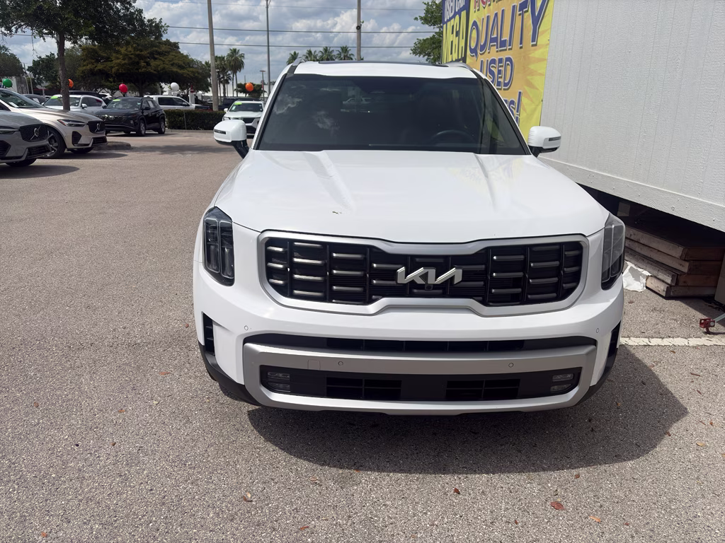 2025 Glacial White Pearl Kia Telluride SX AWD SUV