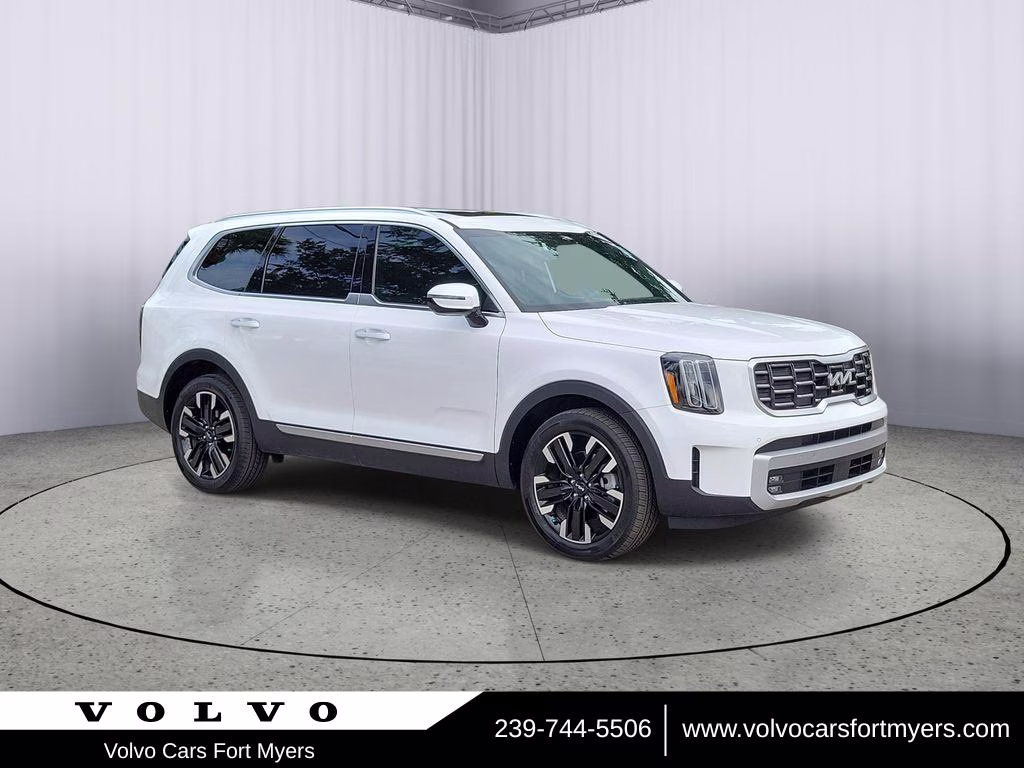 2025 Glacial White Pearl Kia Telluride SX AWD SUV