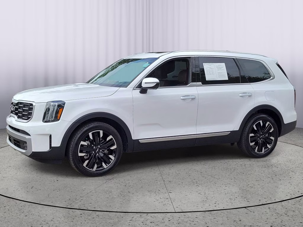 2025 Glacial White Pearl Kia Telluride SX AWD SUV