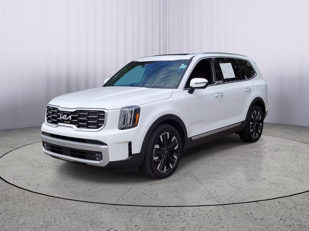 2025 Glacial White Pearl Kia Telluride SX AWD SUV