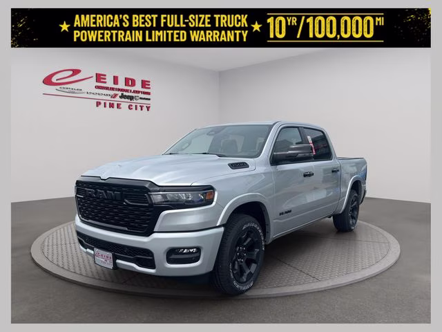 2026 Silver Zynith Ram 1500 Big Horn Night Edition 4X4 Truck
