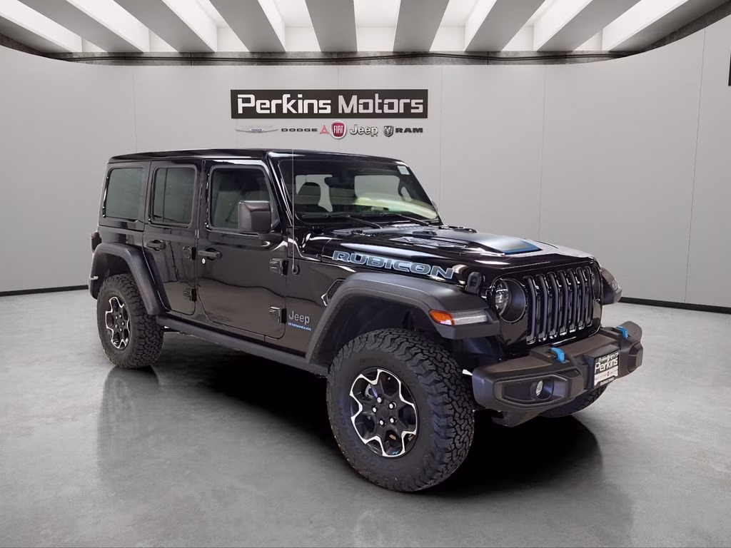 2023 Black Clearcoat Jeep Wrangler 4xe Rubicon 4X4 SUV