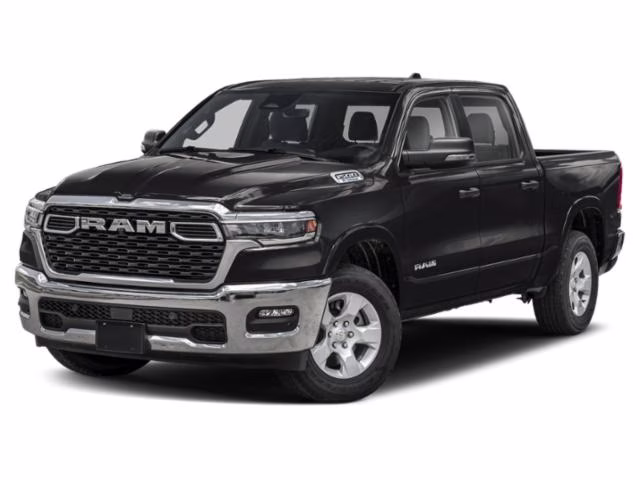 2025 Diamond Black Crystal Pearlcoat Ram 1500 Big Horn/Lone Star 4X4 Truck