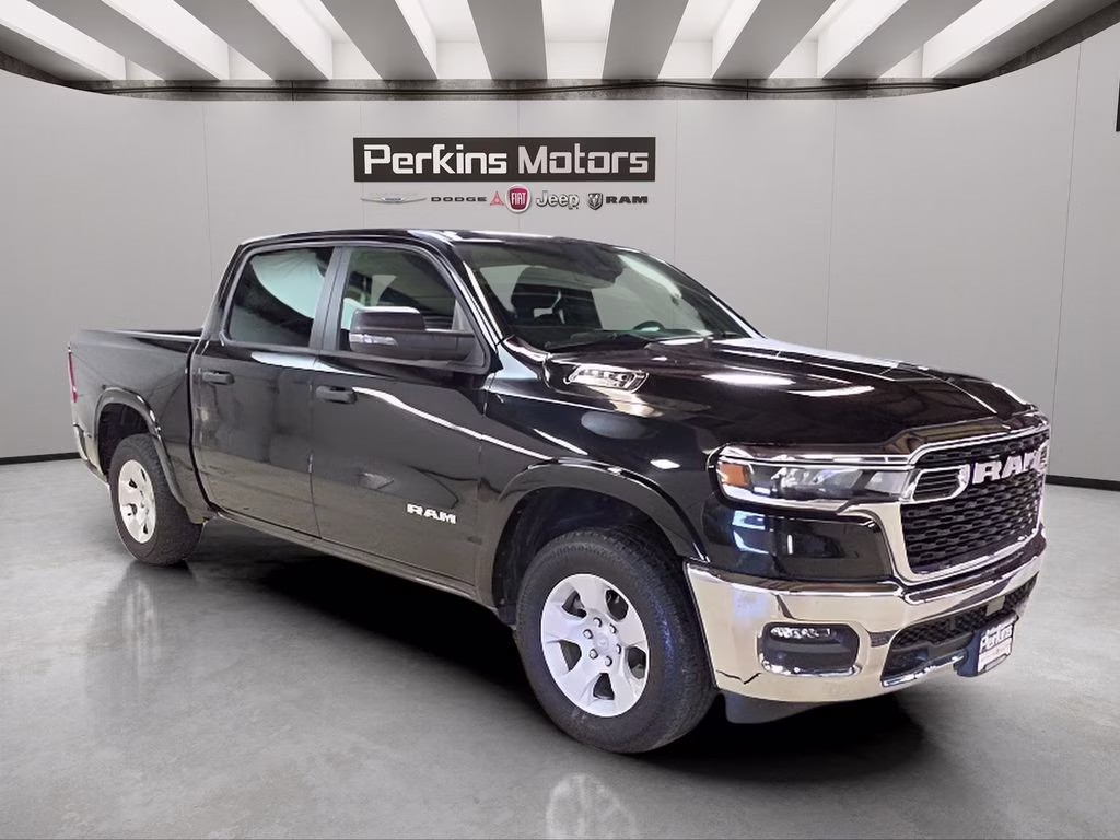2025 Diamond Black Crystal Pearlcoat Ram 1500 Big Horn/Lone Star 4X4 Truck