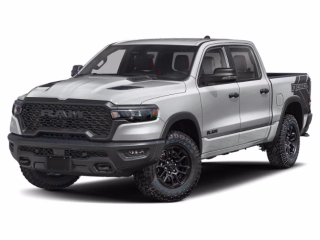 2025 Billet Silver Metallic Clearcoat Ram 1500 Rebel 4X4 Truck