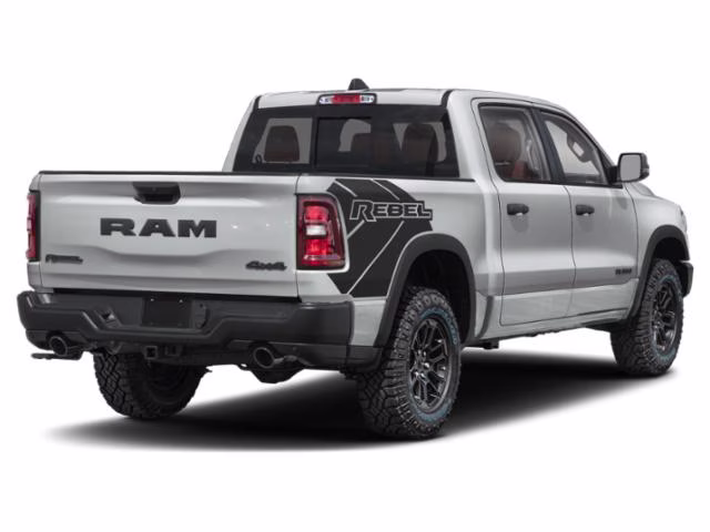 2025 Billet Silver Metallic Clearcoat Ram 1500 Rebel 4X4 Truck