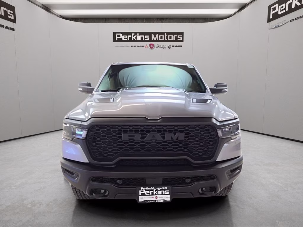2025 Billet Silver Metallic Clearcoat Ram 1500 Rebel 4X4 Truck