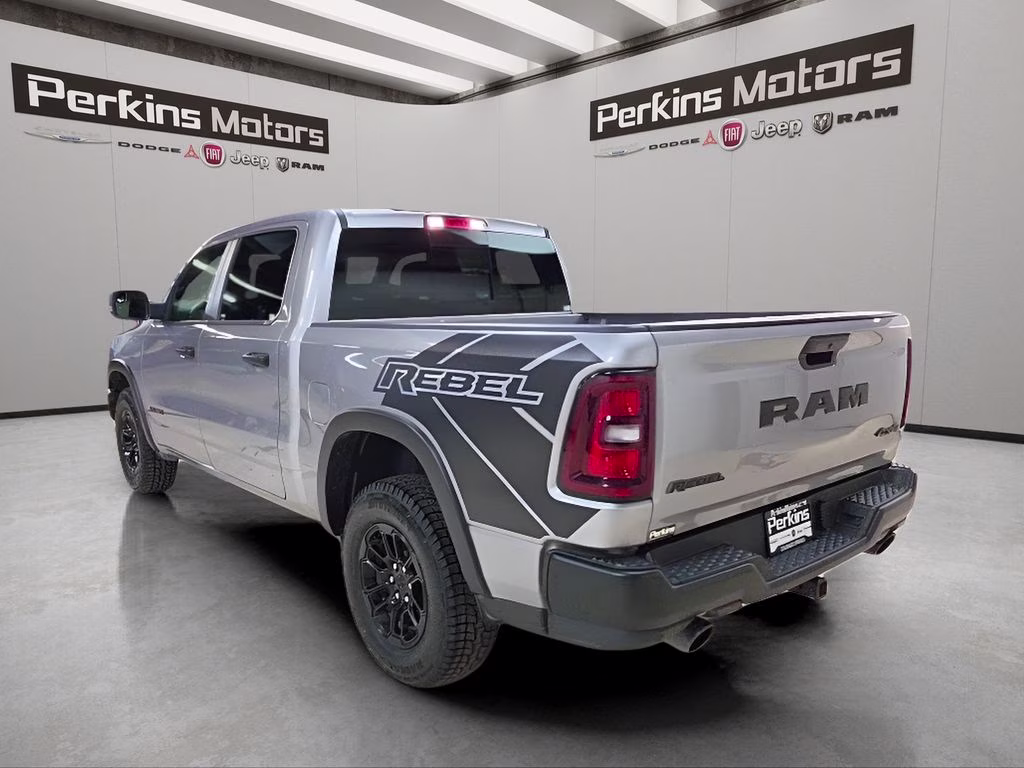 2025 Billet Silver Metallic Clearcoat Ram 1500 Rebel 4X4 Truck