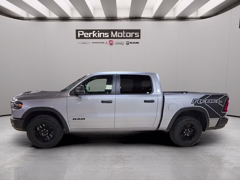 2025 Billet Silver Metallic Clearcoat Ram 1500 Rebel 4X4 Truck