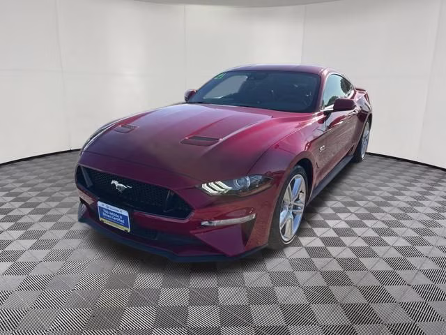 2021 Red Metallic Ford Mustang GT Premium RWD Coupe