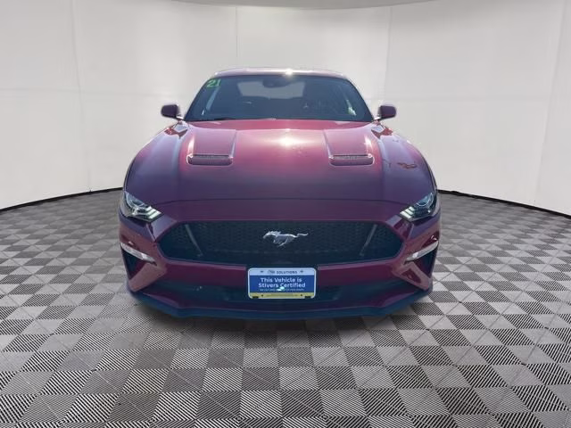 2021 Red Metallic Ford Mustang GT Premium RWD Coupe