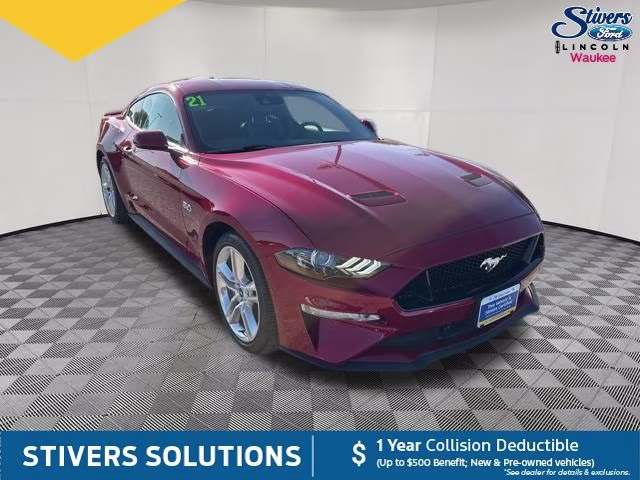 2021 Red Metallic Ford Mustang GT Premium RWD Coupe
