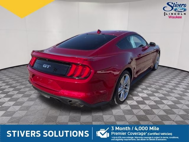 2021 Red Metallic Ford Mustang GT Premium RWD Coupe