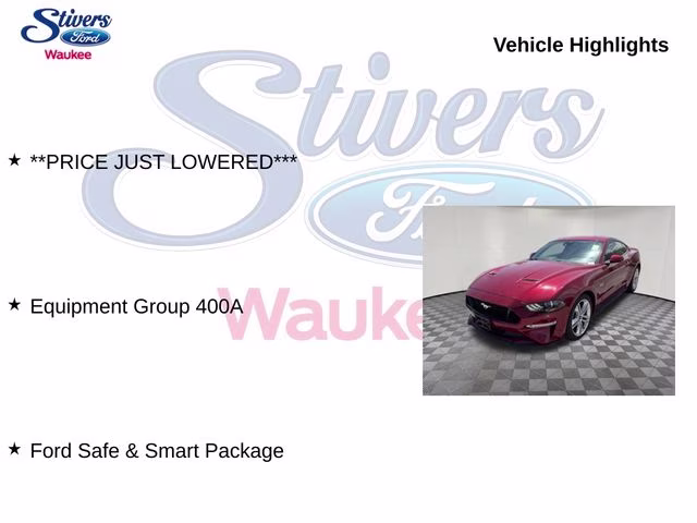 2021 Red Metallic Ford Mustang GT Premium RWD Coupe