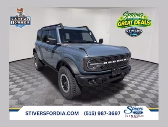 2023 Azure Gray Metallic Tri-Coat Ford Bronco Badlands 4X4 SUV