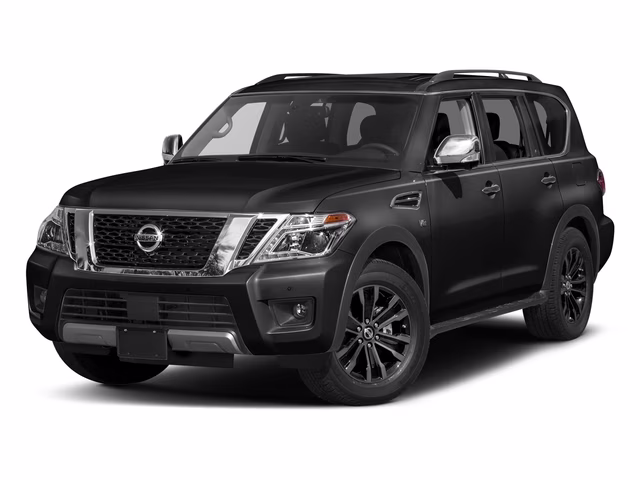 2017 Super Black Nissan Armada Platinum RWD SUV