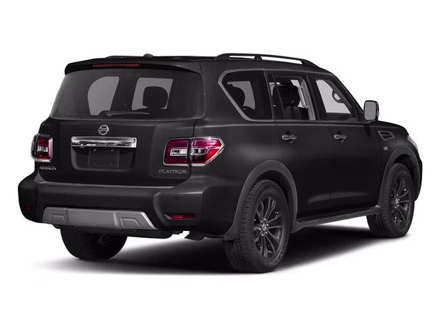 2017 Super Black Nissan Armada Platinum RWD SUV