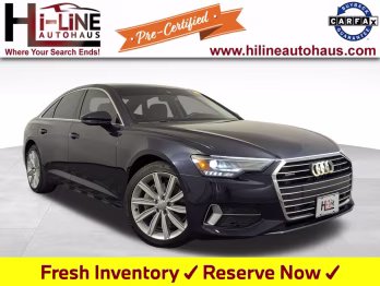 2020 Firmament Blue Metallic Audi A6 2.0T Premium AWD Sedan