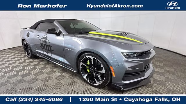 2021 Satin Steel Metallic Chevrolet Camaro SS RWD Convertible