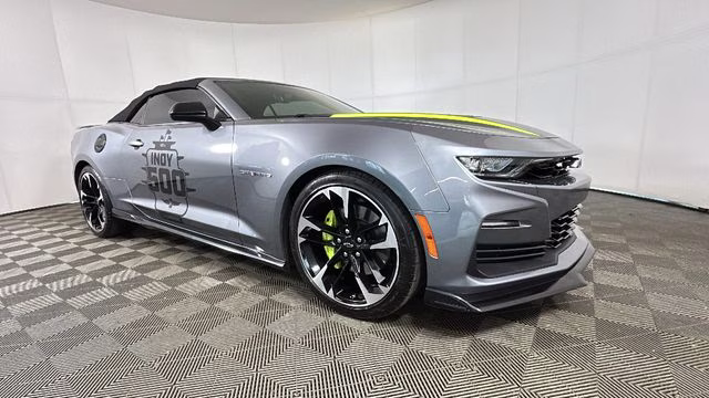 2021 Satin Steel Metallic Chevrolet Camaro SS RWD Convertible