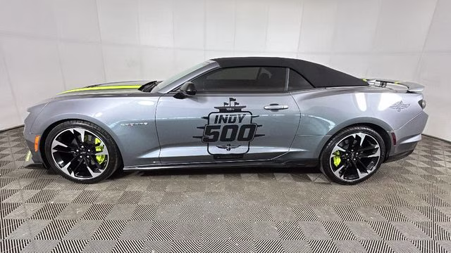 2021 Satin Steel Metallic Chevrolet Camaro SS RWD Convertible