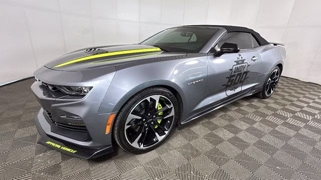 2021 Satin Steel Metallic Chevrolet Camaro SS RWD Convertible