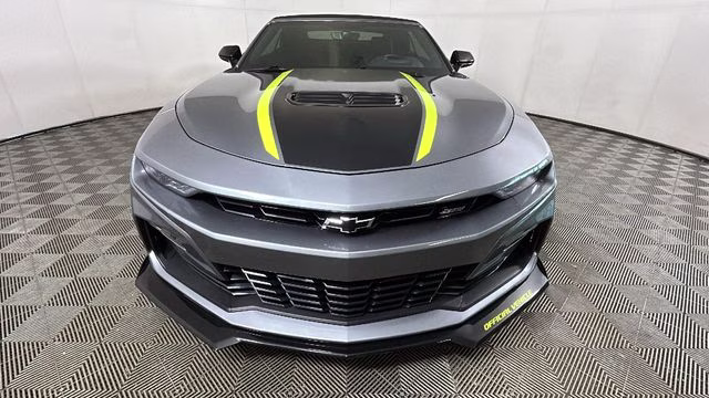 2021 Satin Steel Metallic Chevrolet Camaro SS RWD Convertible