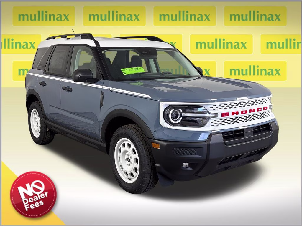 2026 Azure Gray Metallic Tri-Coat Ford Bronco Sport Heritage 4X4 SUV