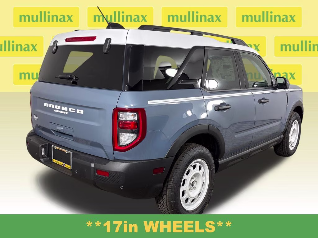2026 Azure Gray Metallic Tri-Coat Ford Bronco Sport Heritage 4X4 SUV