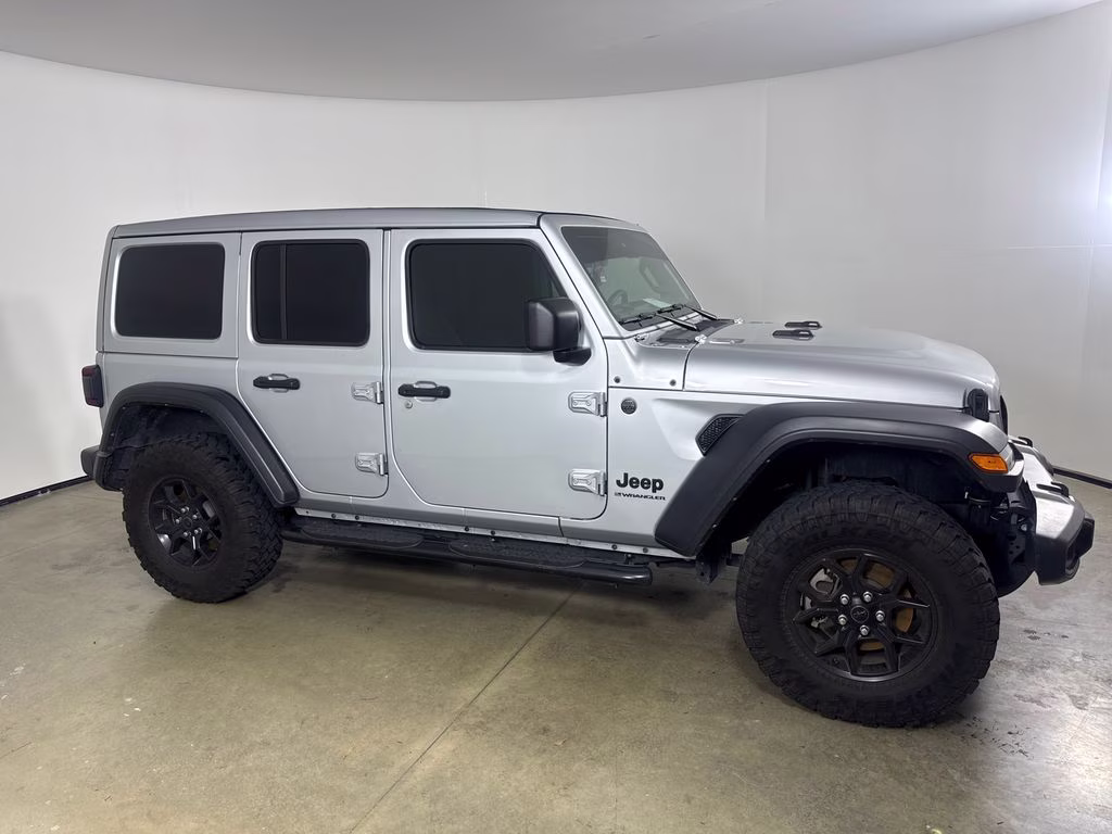 2024 Silver Zynith Clearcoat Jeep Wrangler Sport 4X4 SUV