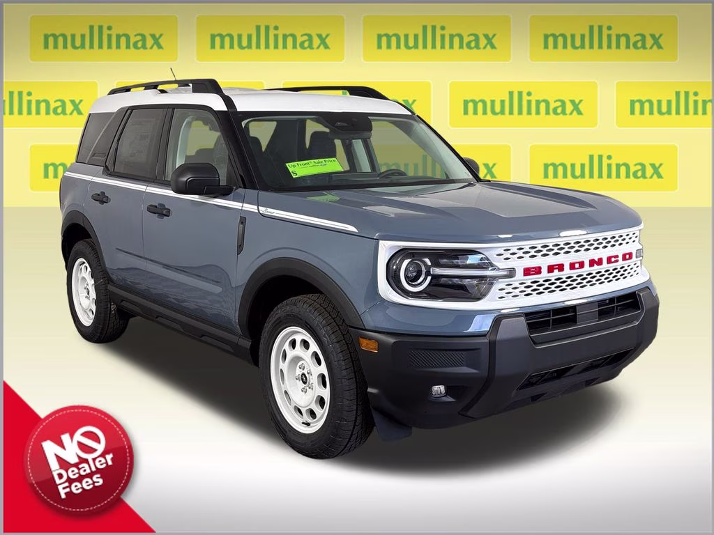 2026 Azure Gray Metallic Tri-Coat Ford Bronco Sport Heritage 4X4 SUV