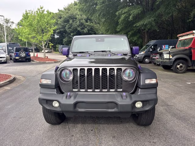 2024 Granite Crystal Metallic Clearcoat Jeep Wrangler Sport S 4X4 Convertible