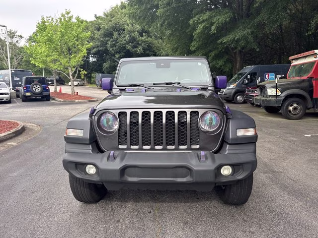 2024 Granite Crystal Metallic Clearcoat Jeep Wrangler Sport S 4X4 Convertible