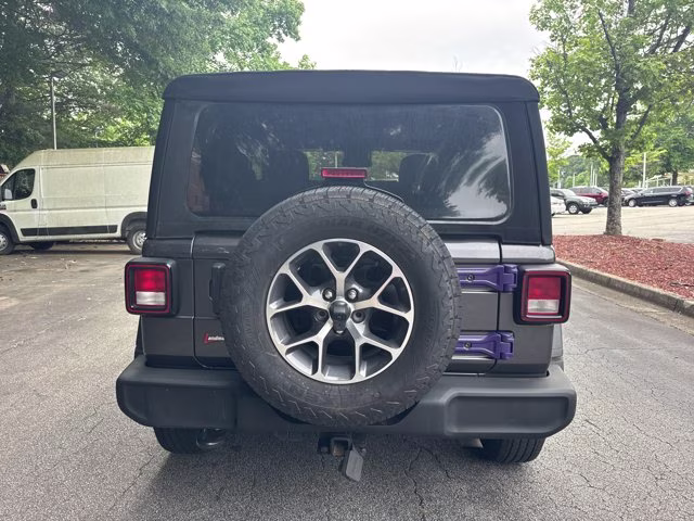 2024 Granite Crystal Metallic Clearcoat Jeep Wrangler Sport S 4X4 Convertible