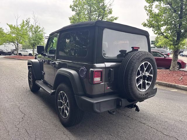 2024 Granite Crystal Metallic Clearcoat Jeep Wrangler Sport S 4X4 Convertible