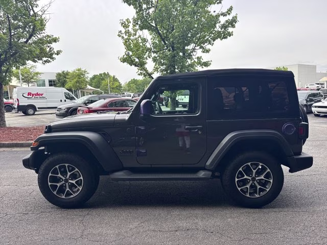 2024 Granite Crystal Metallic Clearcoat Jeep Wrangler Sport S 4X4 Convertible