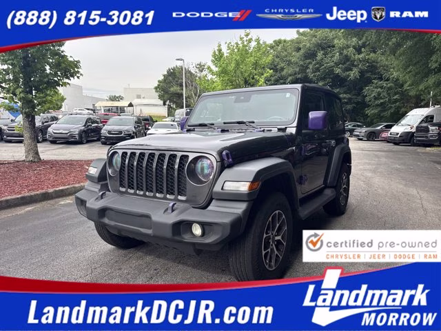 2024 Granite Crystal Metallic Clearcoat Jeep Wrangler Sport S 4X4 Convertible