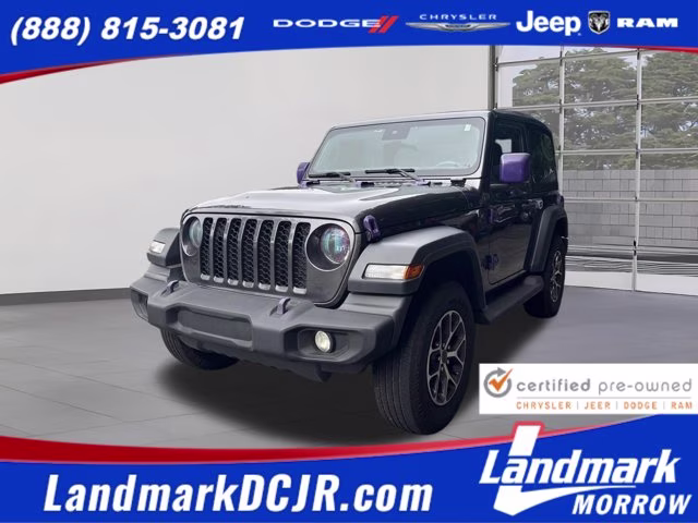 2024 Granite Crystal Metallic Clearcoat Jeep Wrangler Sport S 4X4 Convertible