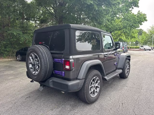 2024 Granite Crystal Metallic Clearcoat Jeep Wrangler Sport S 4X4 Convertible
