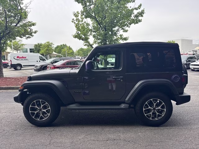 2024 Granite Crystal Metallic Clearcoat Jeep Wrangler Sport S 4X4 Convertible