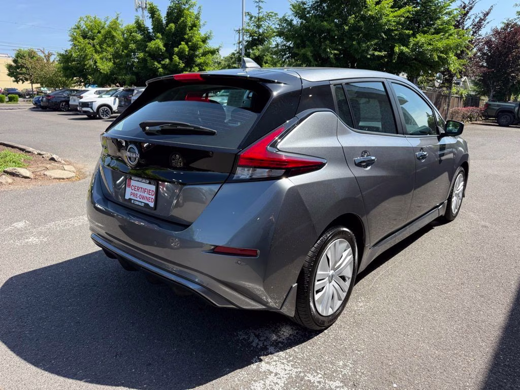2024 Gun Metallic Nissan LEAF S FWD Hatchback