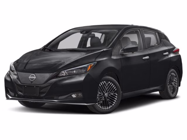 2024 Super Black Nissan LEAF SV Plus FWD Hatchback