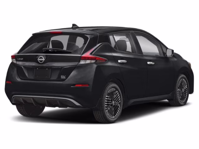 2024 Super Black Nissan LEAF SV Plus FWD Hatchback