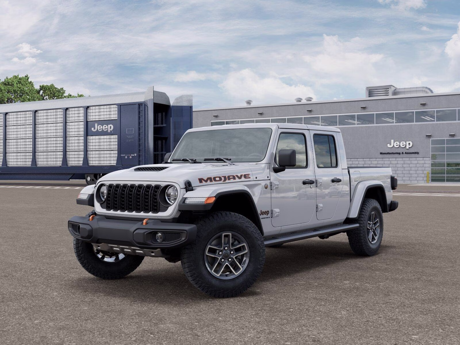 2026 Bright White Clear Coat Jeep Gladiator Gladiator Mojave 4x4 4X4 Truck