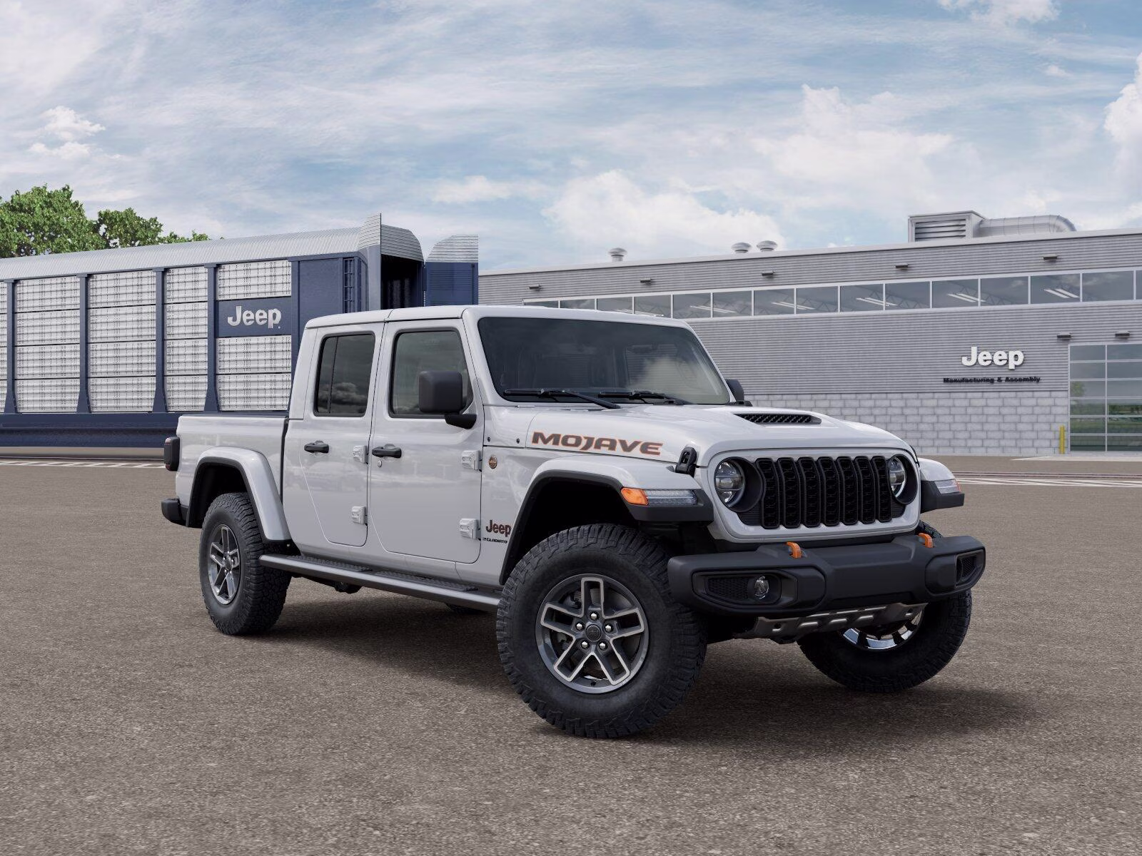 2026 Bright White Clear Coat Jeep Gladiator Gladiator Mojave 4x4 4X4 Truck